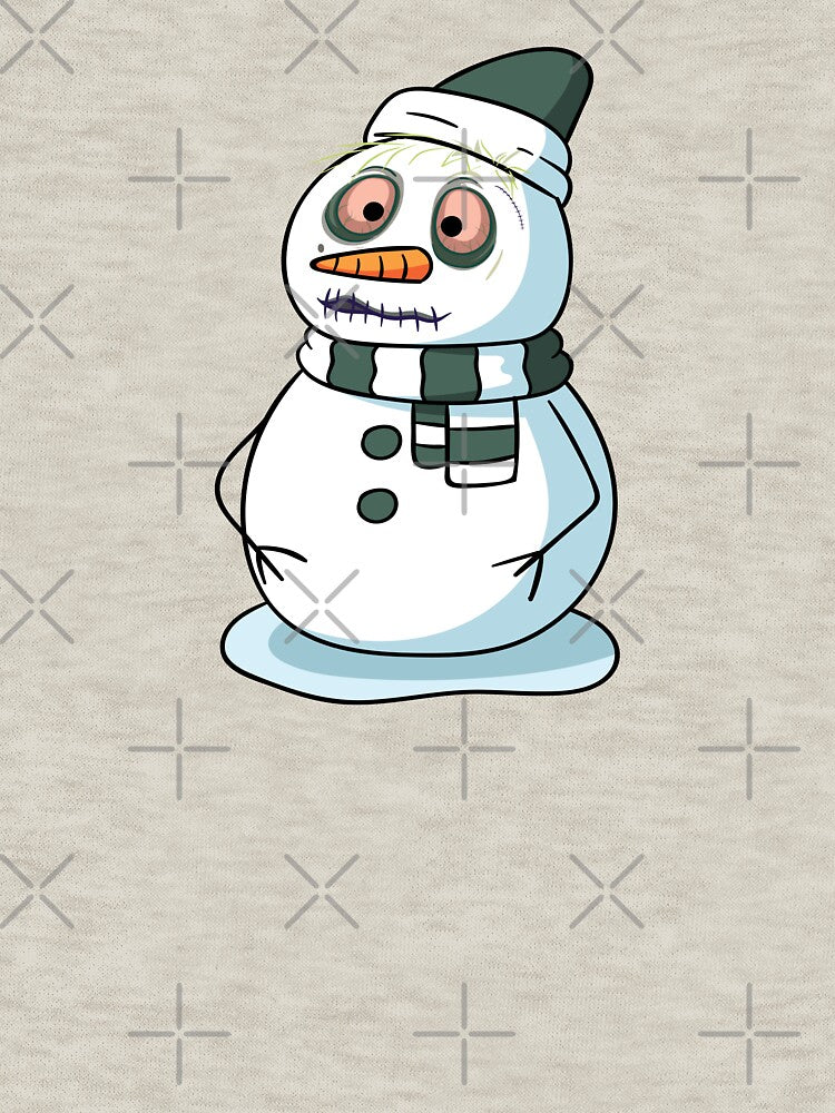 Funny christmas snowman zombie by Donutlovers