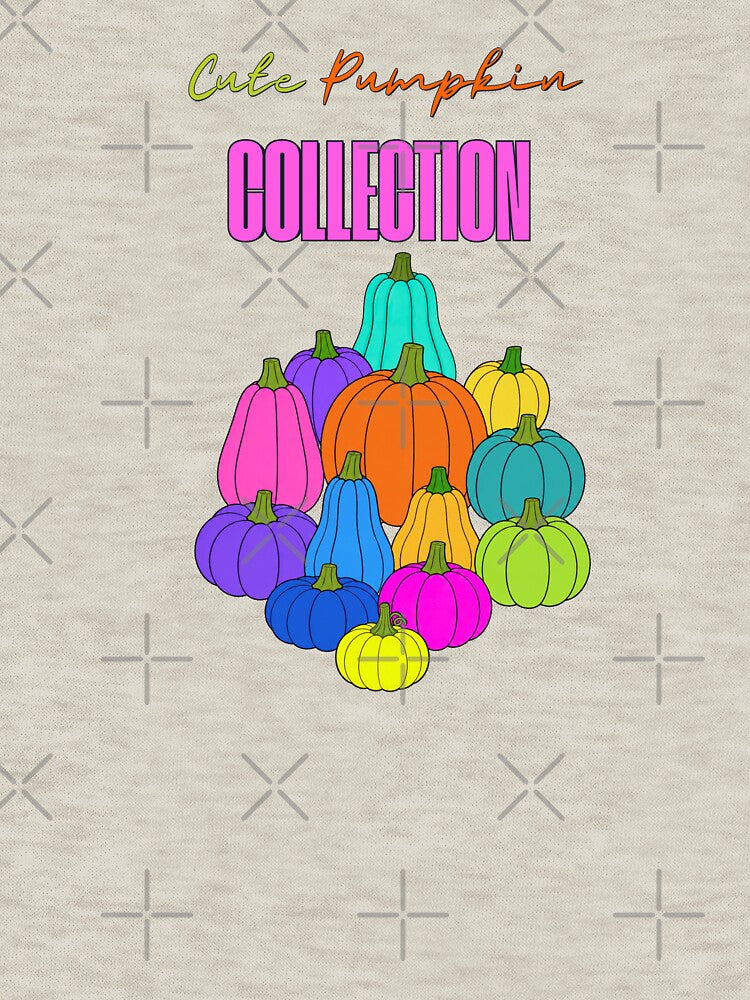Cute Pumpkin Collection – Colorful Autumn Pumpkins by Aimetoi