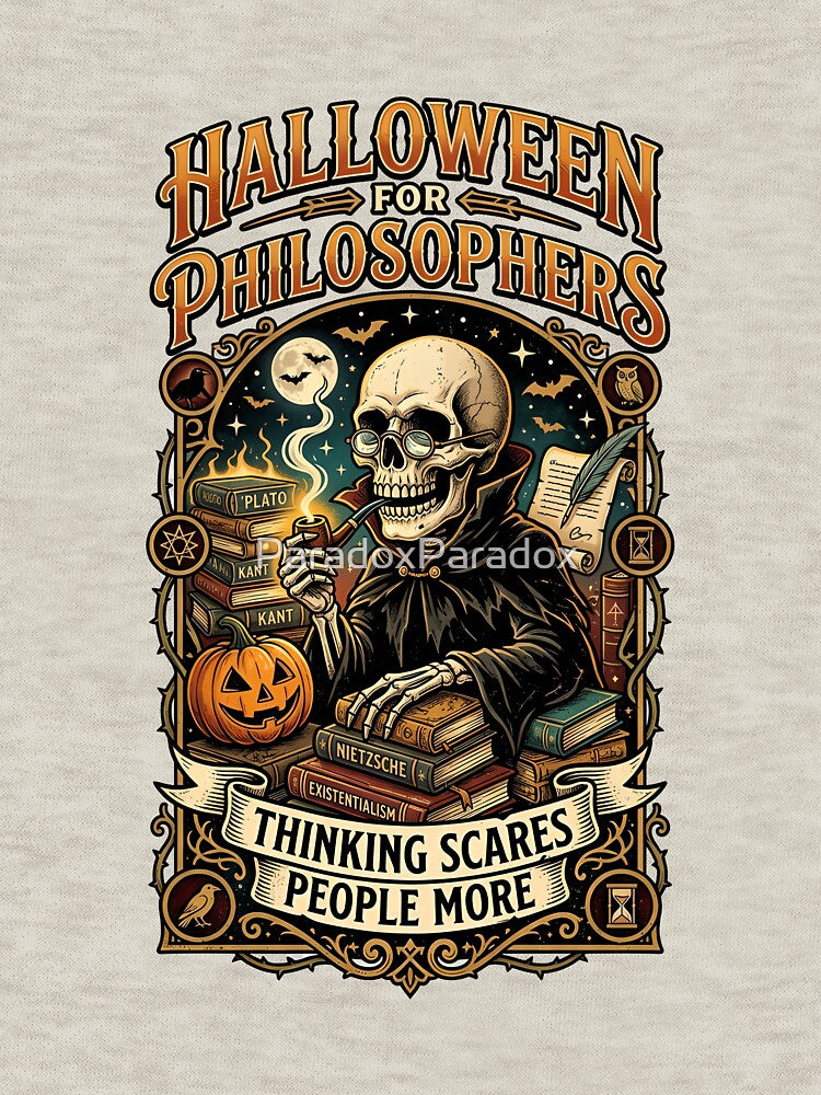 Thinking scares people more - Halloween for philosophers by ParadoxParadox