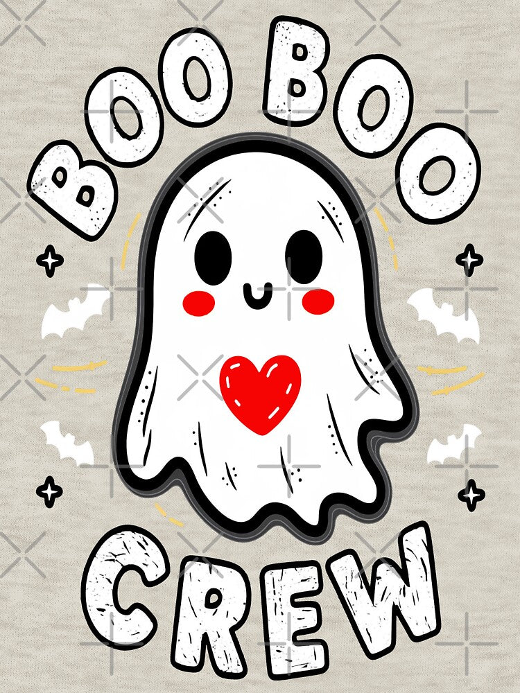 Boo Boo Crew Halloween Ghost Kawaii Cute Spooky by Mosaic-97