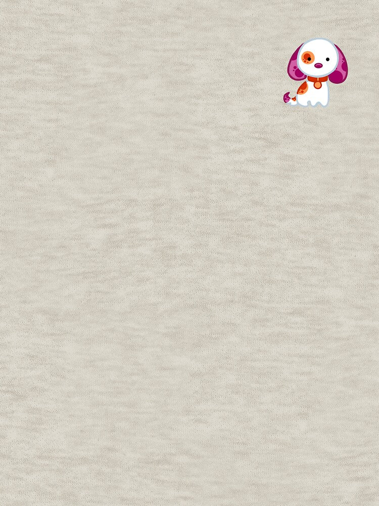 Subtle Orange and Pink Pup by cpiet