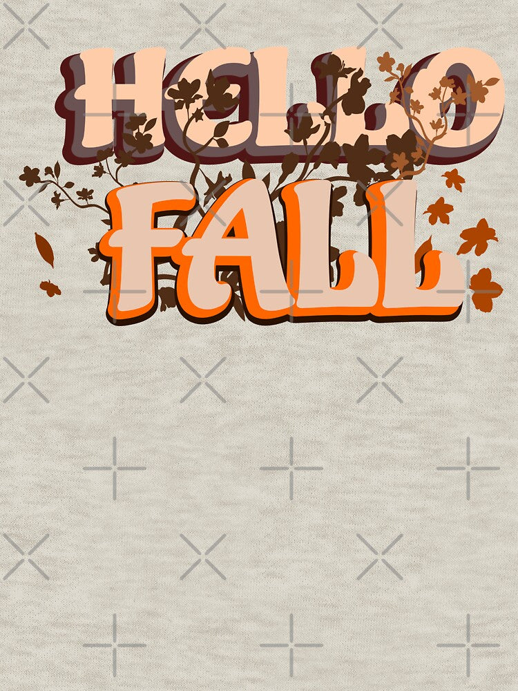 Hello Fall Maple Leaf, Floral | Fall & Autumn by DNC1134