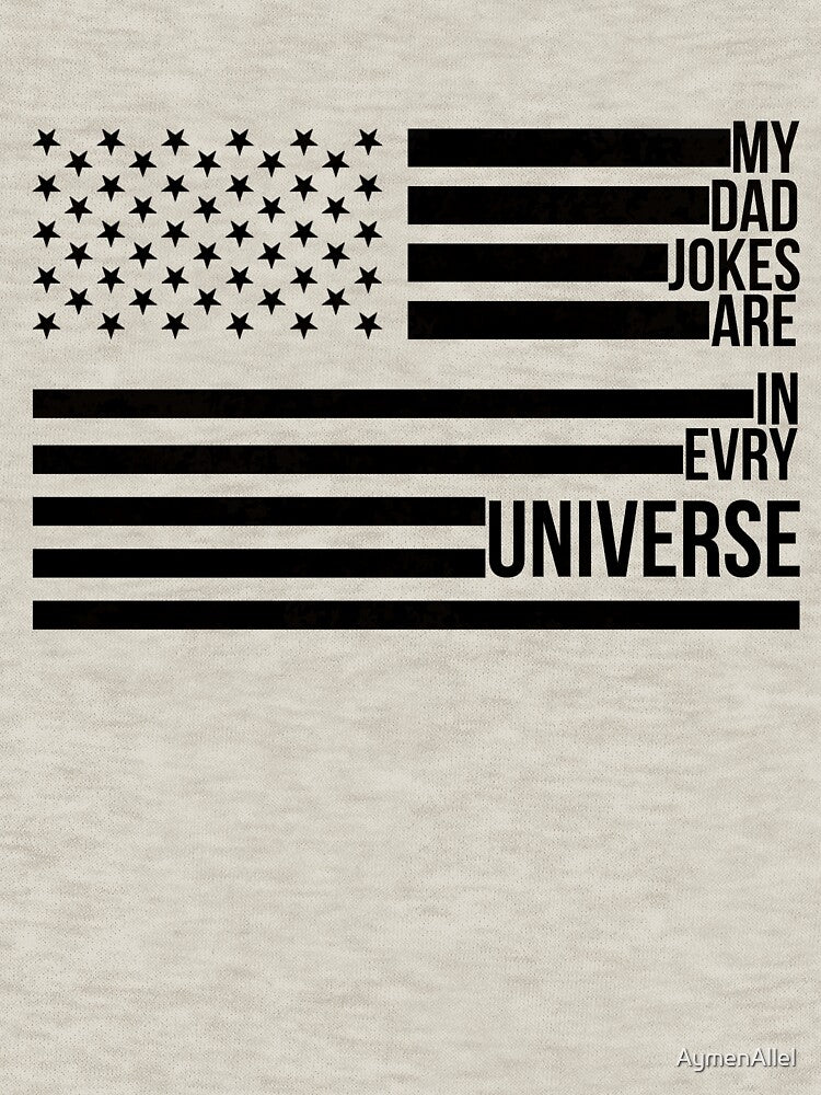 Copy of my dad jokes are in every universe, white by AymenAllel
