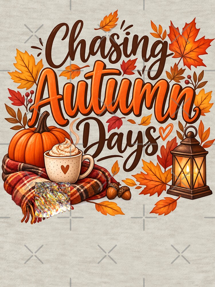 Chasing Autumn Days – Cozy Fall Pumpkin & Coffee by blankTeeShirt