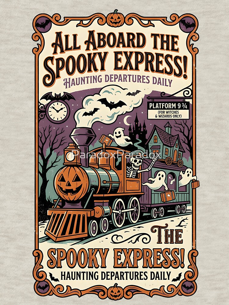 Spooky Express - Haunting departures daily - Halloween for railroaders by ParadoxParadox