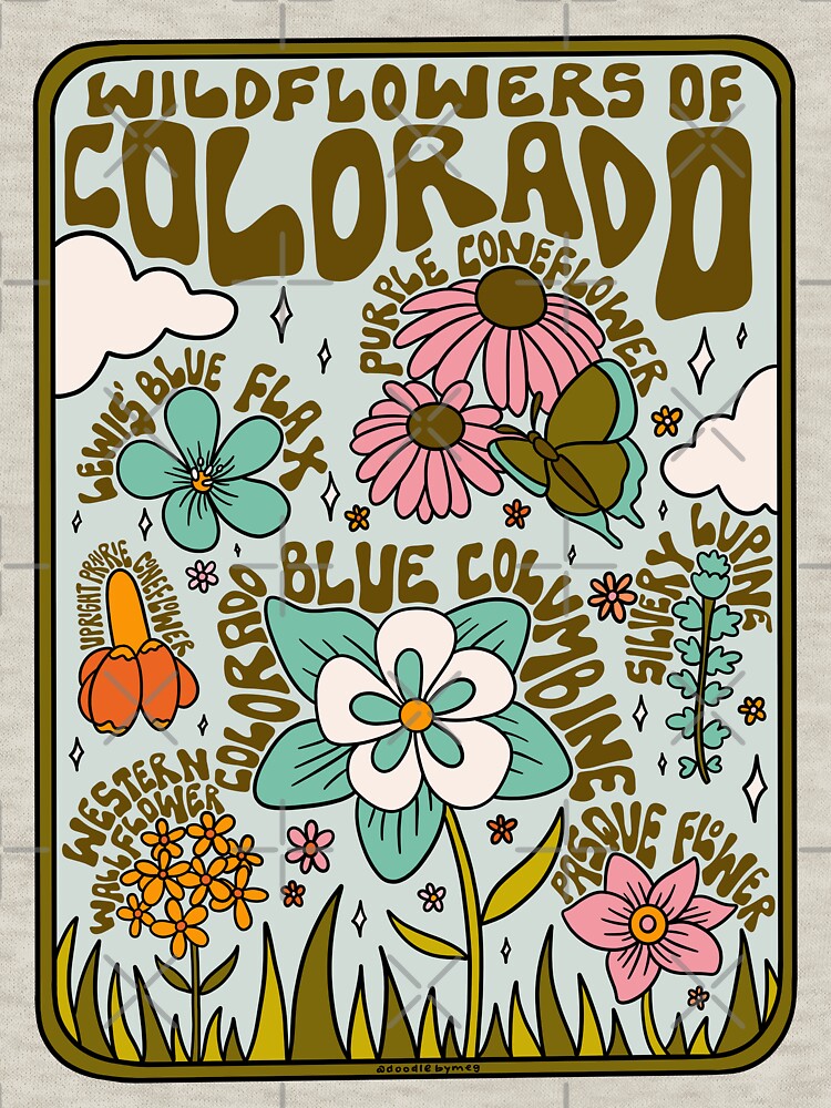 Colorado Wildflowers by doodlebymeg