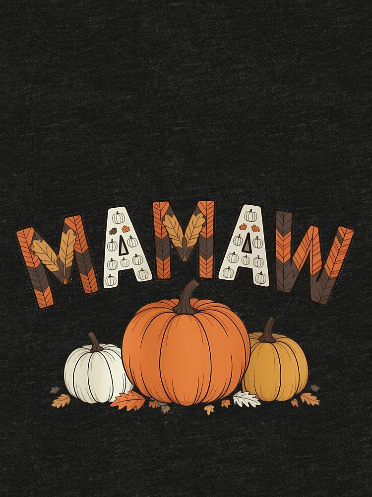 Mamaw Fall Pumpkin Harvest Grandma Autumn by Moon-Ape