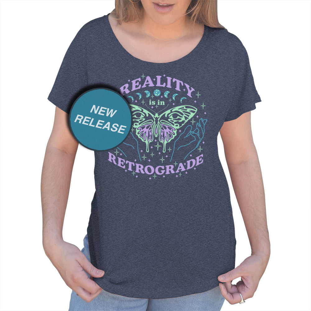 Women's Reality is in Retrograde Scoop Neck T-Shirt