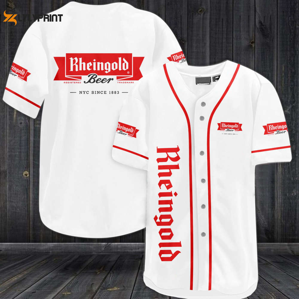 Rheingold Beer Baseball Jersey - lylyprint.com