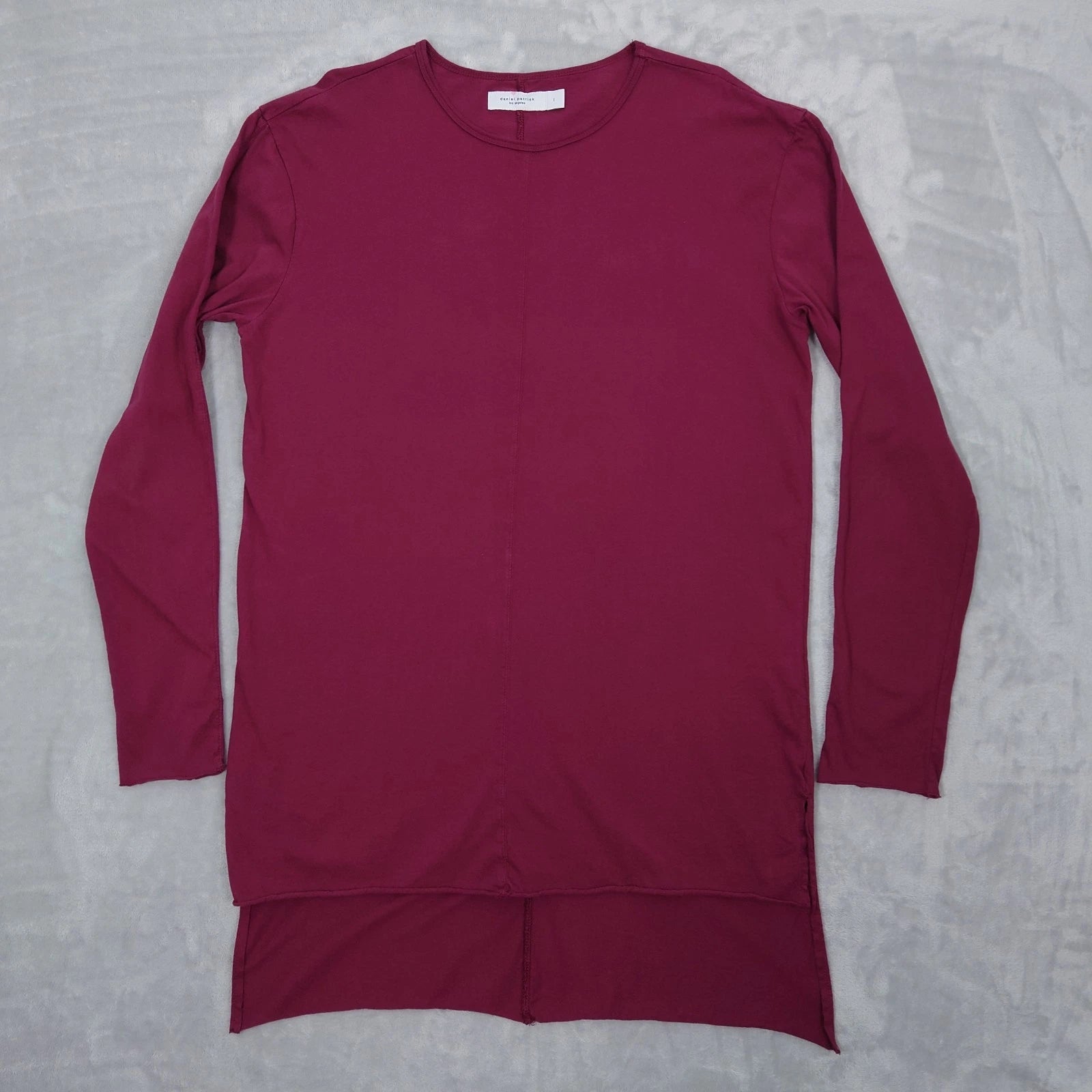 Daniel Patrick Los Angeles Elongated Split Hem T-shirt Mens Size L Made In LA