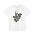 Skeleton Playing Cards Shirt Halloween Gothic Gift Women Vintage Tee Card Shark