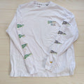 Mark Gonzales Long Sleeve T-Shirt White L Record Graphic