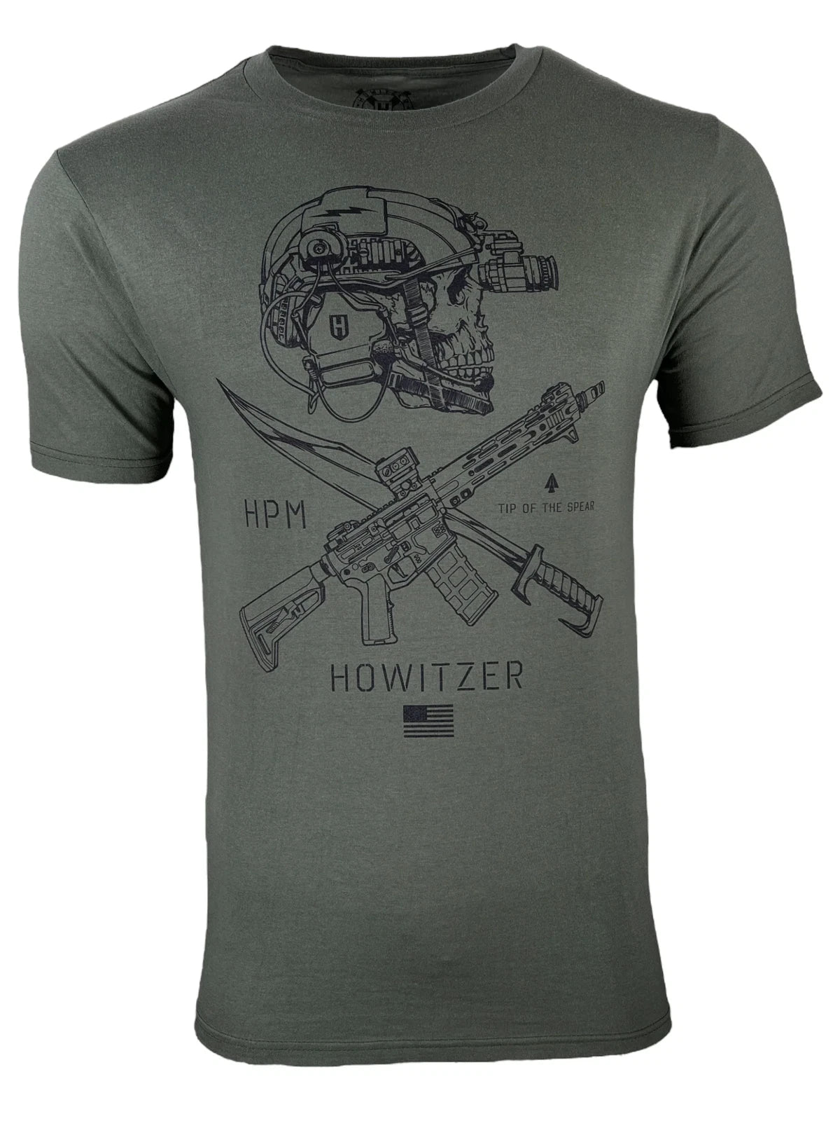 Howitzer Style Men's T-Shirt SPEAR Military Grunt MFG