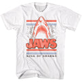 Jaws 70's Movie Great White Shark Head King Of Sharks Men's T Shirt