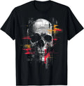 Skull Drawing Art Painting Graphic Motif Skull T-Shirt
