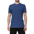 DOLCE & GABBANA T-shirt Blue Cotton Men Round Neck Underwear IT5 / US M 160usd