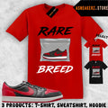 Shirt To Match AJ 1 Low OG Banned 2026 Sneaker Matching Tee Rare Breed T-Shirt