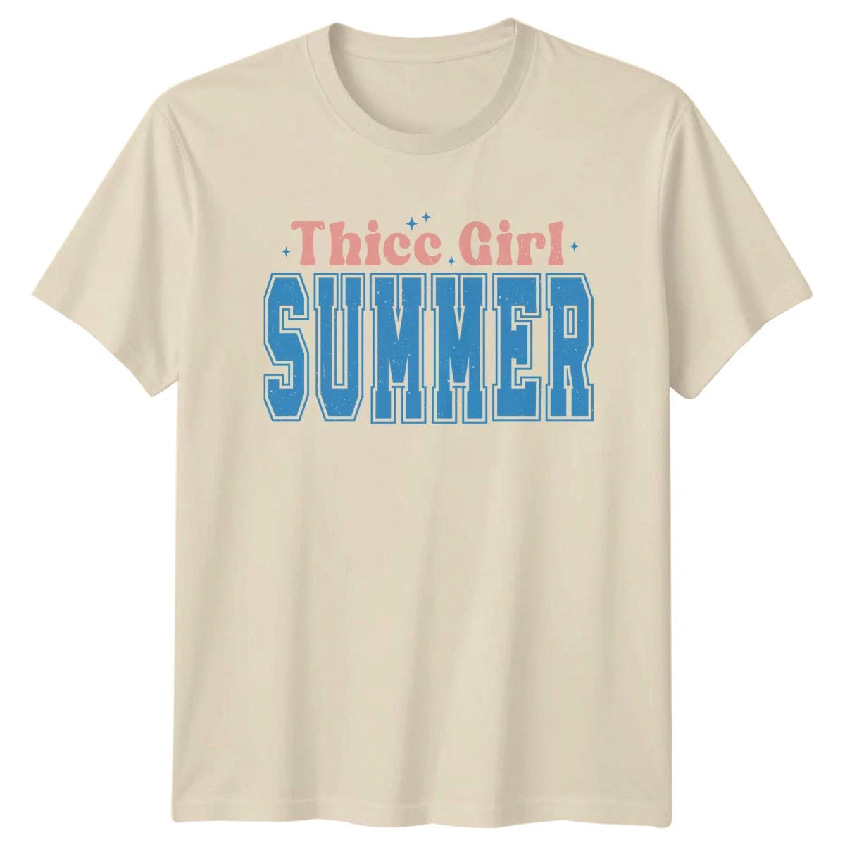 Thicc Girl Womens T-Shirt Summer Gift For Her