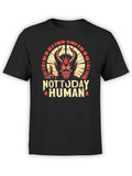 FANTUCCI Unisex T-Shirts | Not Today Human T-Shirt | 100% Cotton