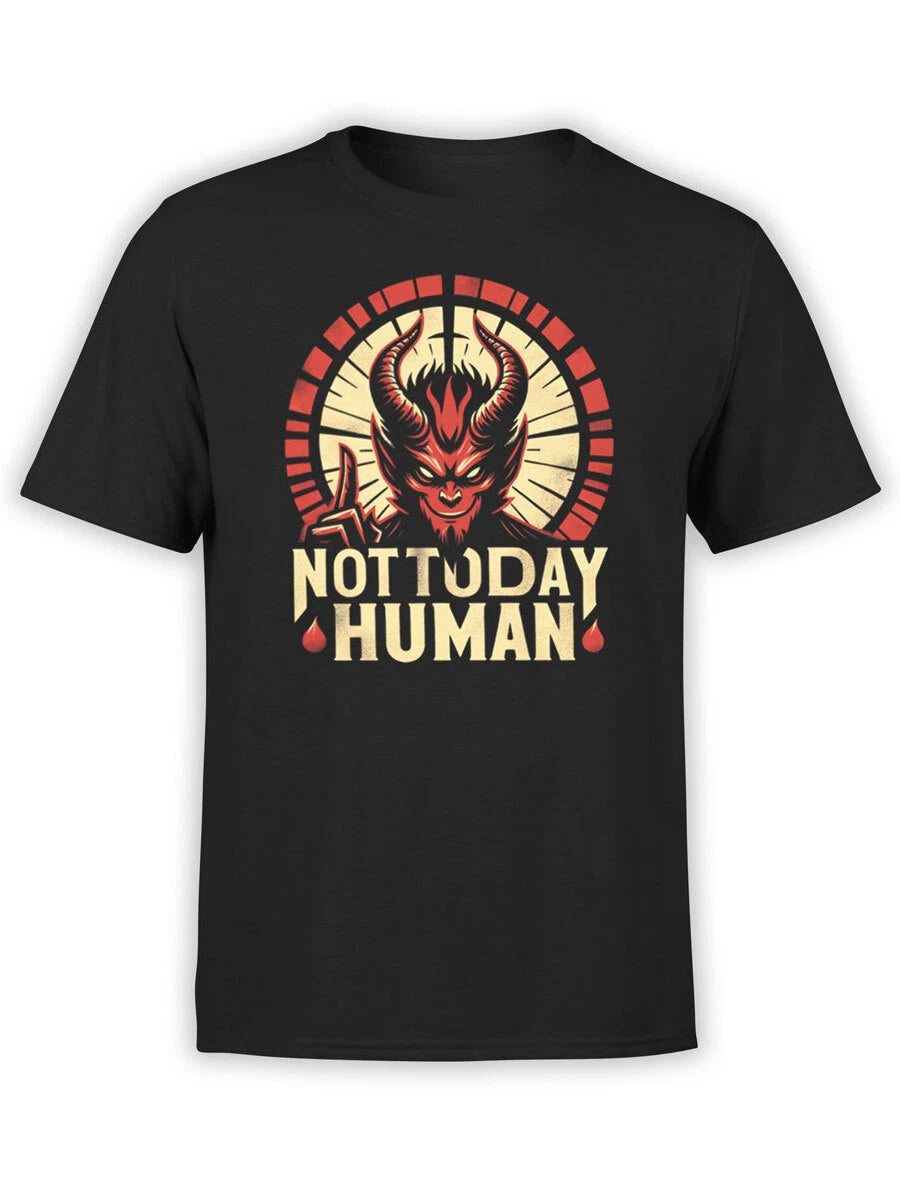 FANTUCCI Unisex T-Shirts | Not Today Human T-Shirt | 100% Cotton
