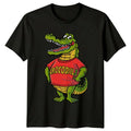 Crocodile T-Shirt Reptile Graphic Animals Birthday Gift For Him And Her