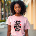 Whimsical Moon & Stars Love You to the Moon and Back Tee, Graphic Tee, Celestial