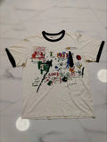 UNIQLO UT Archive Jean Michel Basquiat Ringer Tee XL White Rare Graphic