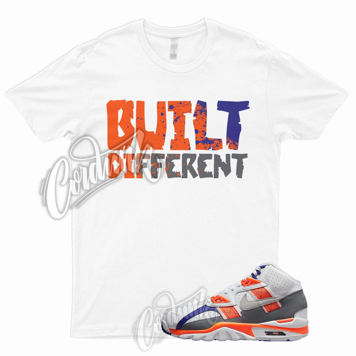 BUILT T Shirt for Air Trainer SC Bo Jackson High Auburn Tart Cool Grey Light Zen