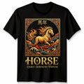 Year Of The Horse Chinese Zodiac Astrology Mens T-Shirt WoMens Graphic Tee