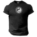 Yin Yang Dragon T Shirt Gym Clothing Bodybuilding Training Workout Exercise Top