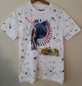 Original Gravity T Shirt JAPAN Osaka Size Medium SAMURAI Paint Splatter Artsy