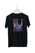 Colourful Giraffes Pop Art Graphic T-shirt | Trendy Streetwear Graphic All Sizes