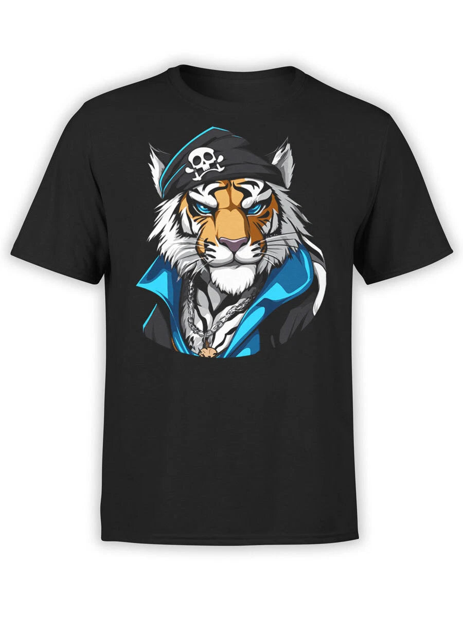 FANTUCCI Tiger T-Shirt Collection | Pirate Tiger T-Shirt | Unisex
