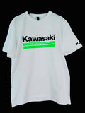 KAWASAKI - White T-Shirt with Neon Green - Small-4XL  - unofficial - inspired by
