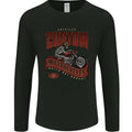 American Custom Motorcycles Biker Motorbike Mens Long Sleeve T-Shirt