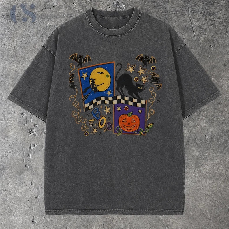 Retro Halloween Shirt, Halloween, Vintage Spooky Season Tee