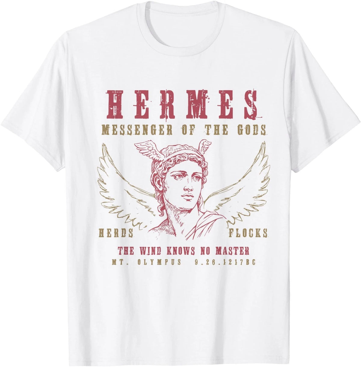 Hermes God Vintage Retro Style Dark Academia T-Shirt