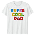 Super Cool Dad Mens T-Shirt Trendy Dad Fatherhood Fathers Day Gift For Him