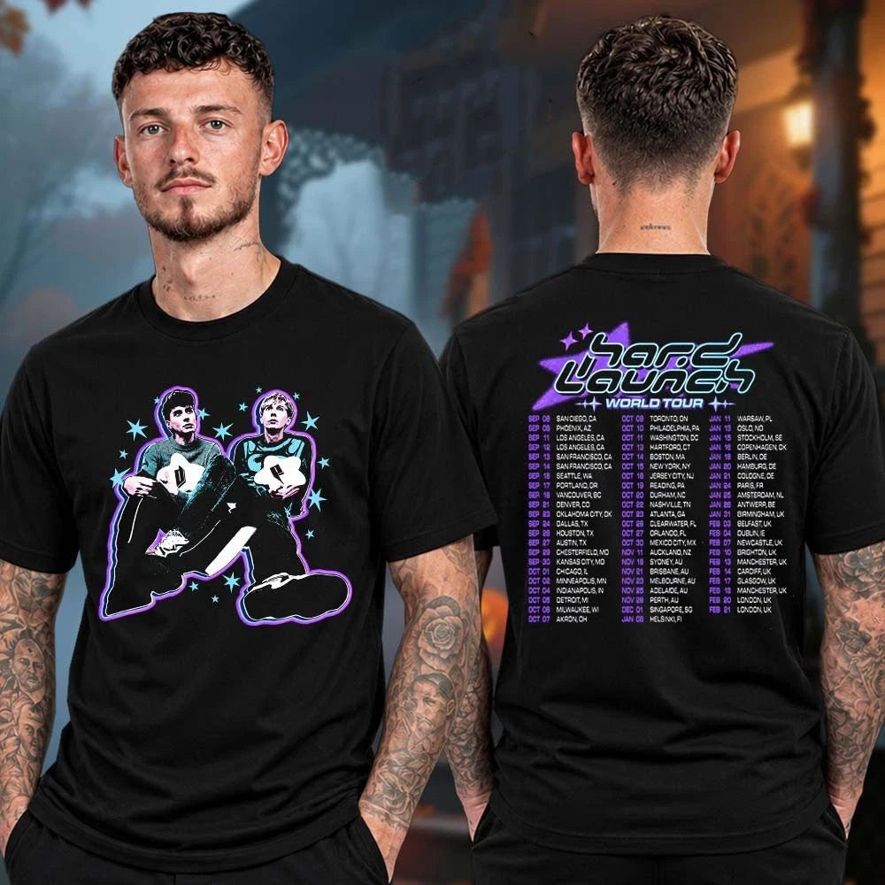 Dan And Phil Hard Launch Tour 2026 2027 HOT T-Shirt