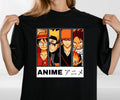 Anime Hero Squad T-Shirt – Japanese Manga Fan Art Tee – Otaku Streetwear t shirt