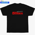 New Shirt 5zigen 5 Zigen Racing Team Logo Black/Navy/White Men's T-Shirt S-3XL