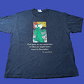 Vintage Roses in December Jesus God Floral T Shirt Lee Mens XL Religious