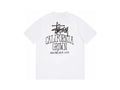 Stussy FW25 SS25 CALI GROWN TEE PIGMENT DYED TEE Summer t-shirt Black - White