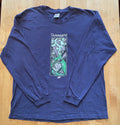 Vtg 90s Quicksand Punk Band Long Sleeve Shirt Size XL Adult