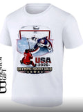 USA 2026 Hockey Gold Connor Hellebuyck T-Shirt, Hockey Fan
