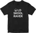 OLD SKOOL RAVER T-shirt Dance Festival Clubbing Dj Rave Celebration Party Gifts