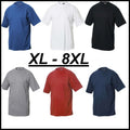 no maxfort men's plus size 100% cotton t-shirt over size up to 8xl