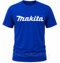 Makita T-Shirt Hombre Algodón Premium | Camiseta Trabajo Durable Cómoda