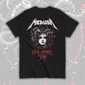 MEDUSA T-SHIRT Gothic Metal Snake Woman Graphic Tee Alternative Unisex Black