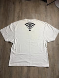 balenciaga arrow wifi oversized t shirt